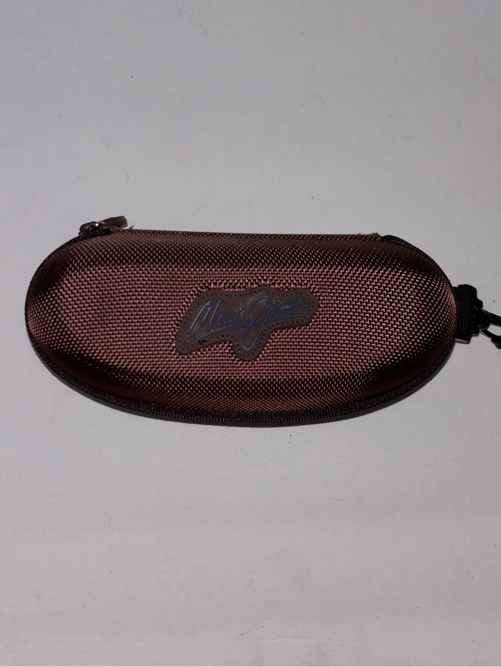 Maui Jim Brown Textured Hard Shell Sunglasses Case